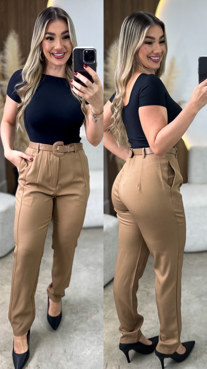 Calça Alfaiataria Regina Nude