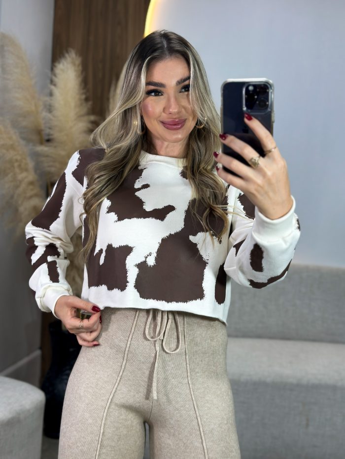 Cropped Moletom Amanda