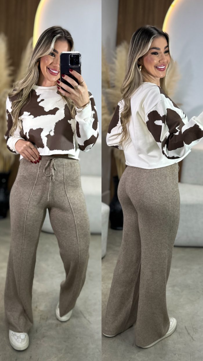 Calça Modal Paola Marrom