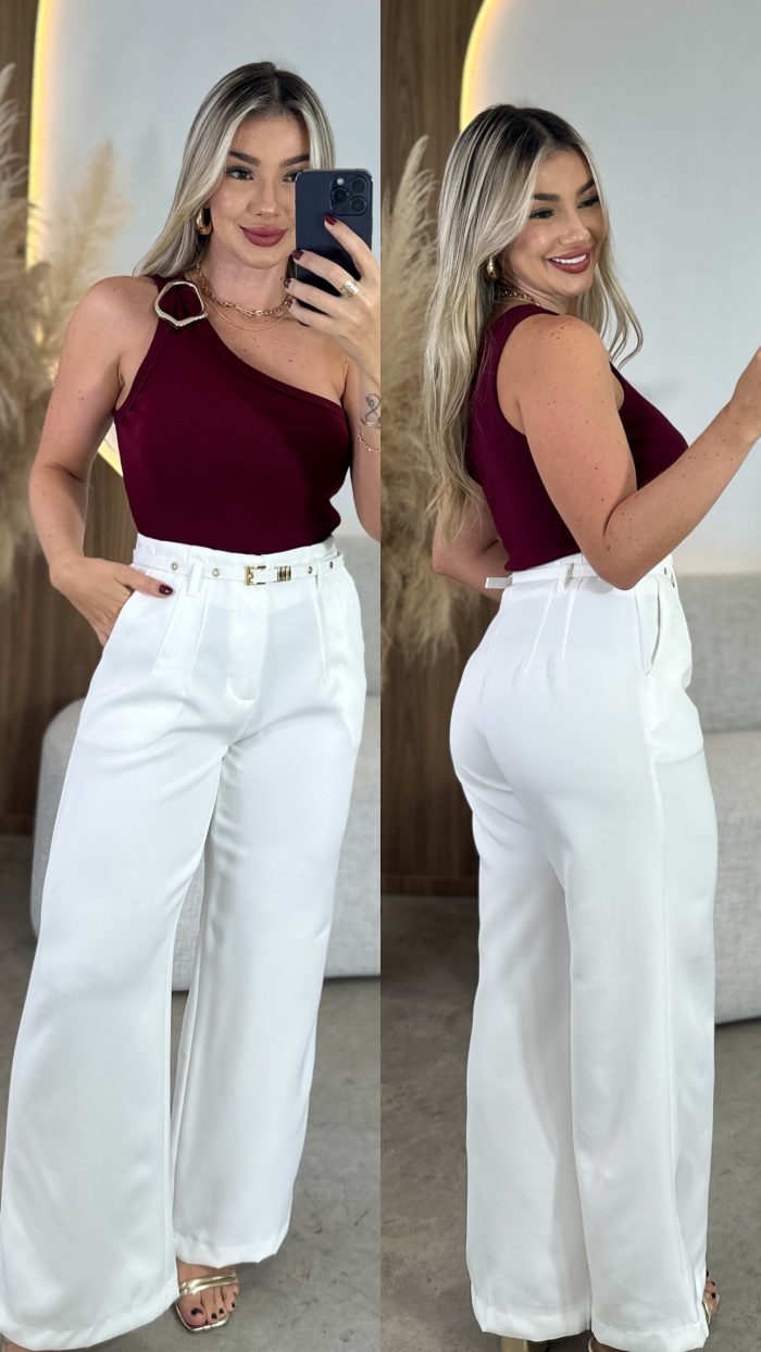 Calça Karina Branco