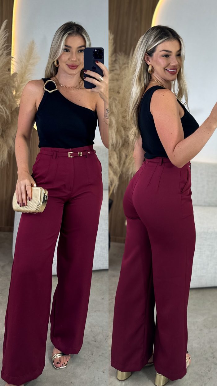 Calça Karina Bordo