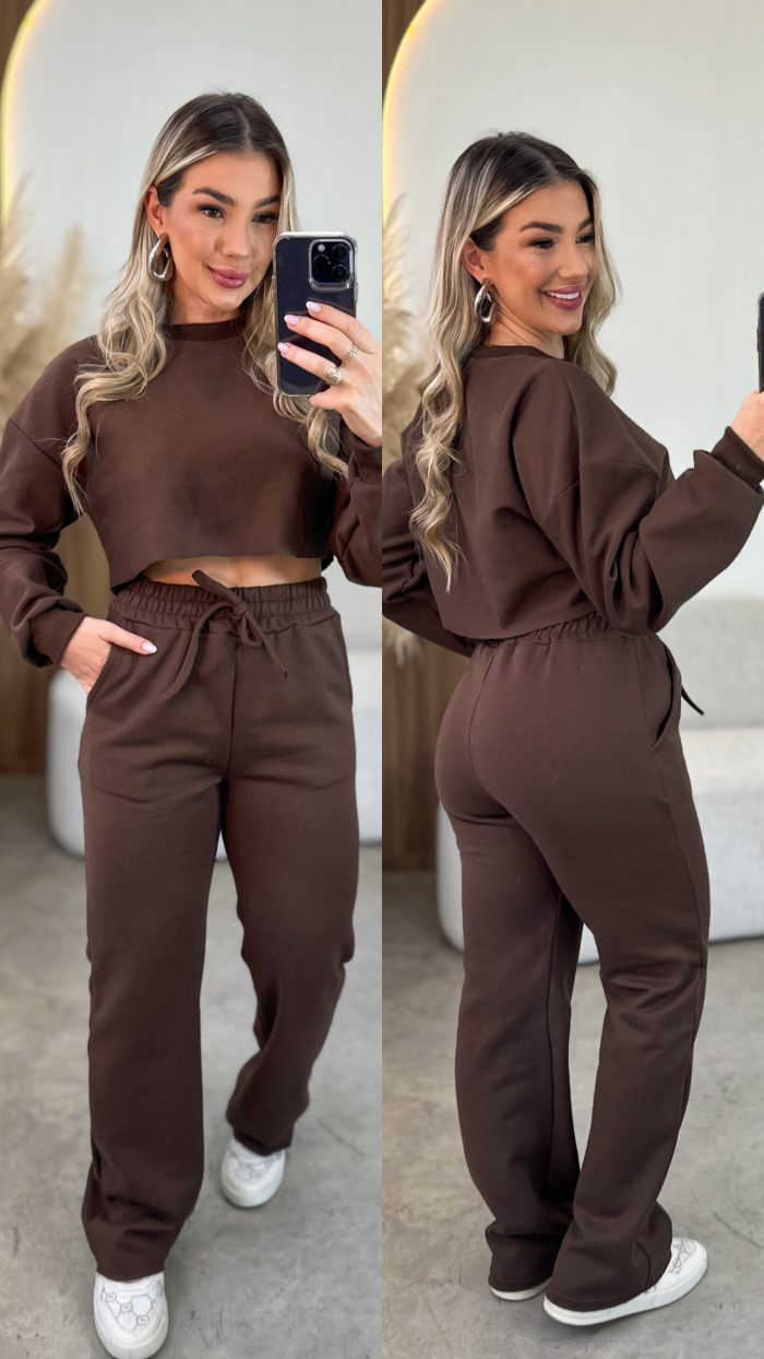 Conjunto Martina Marrom