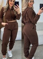Conjunto Sofia Marrom