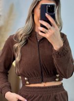 Conjunto Sofia Marrom