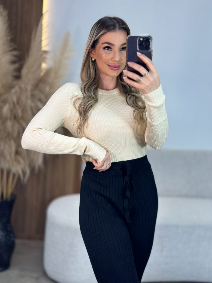 Blusa Modal Sharon Bege