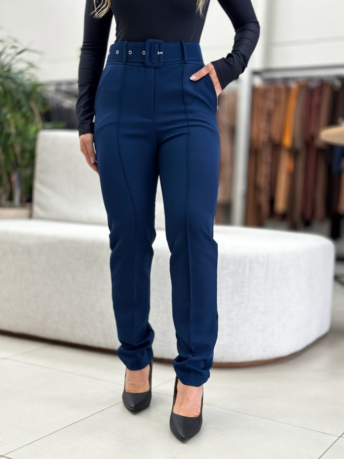 Calça Alfaiataria Barbara Azul