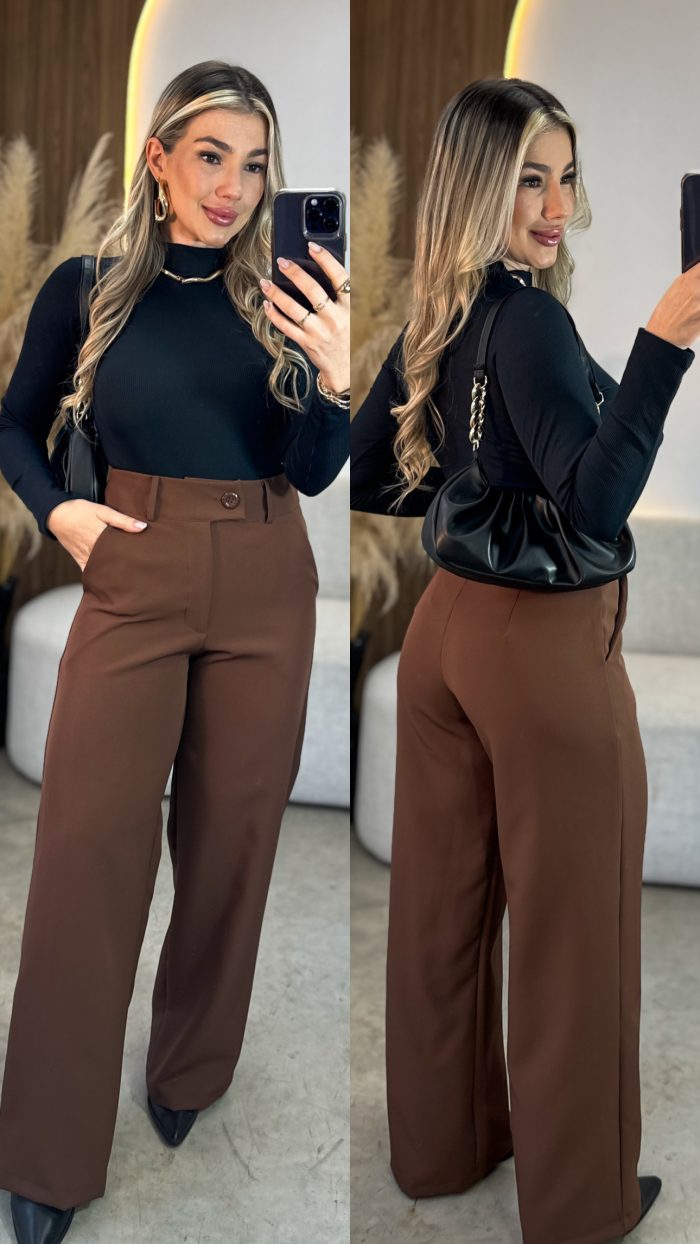 Calça Jaqueline Marrom