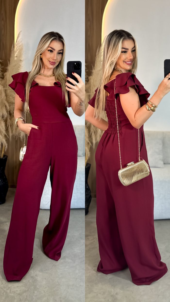 Macacão Cleia Bordo