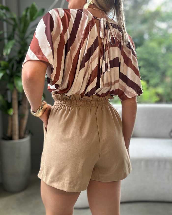 Short Linho Helo Nude