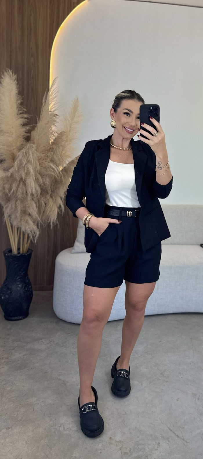 Conjunto Cleci Preto
