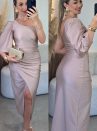 Saia Midi Cirre Nude